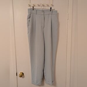 Aritzia Wilfred Effortless Baby Blue Pants